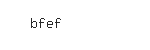 Captcha: bfef